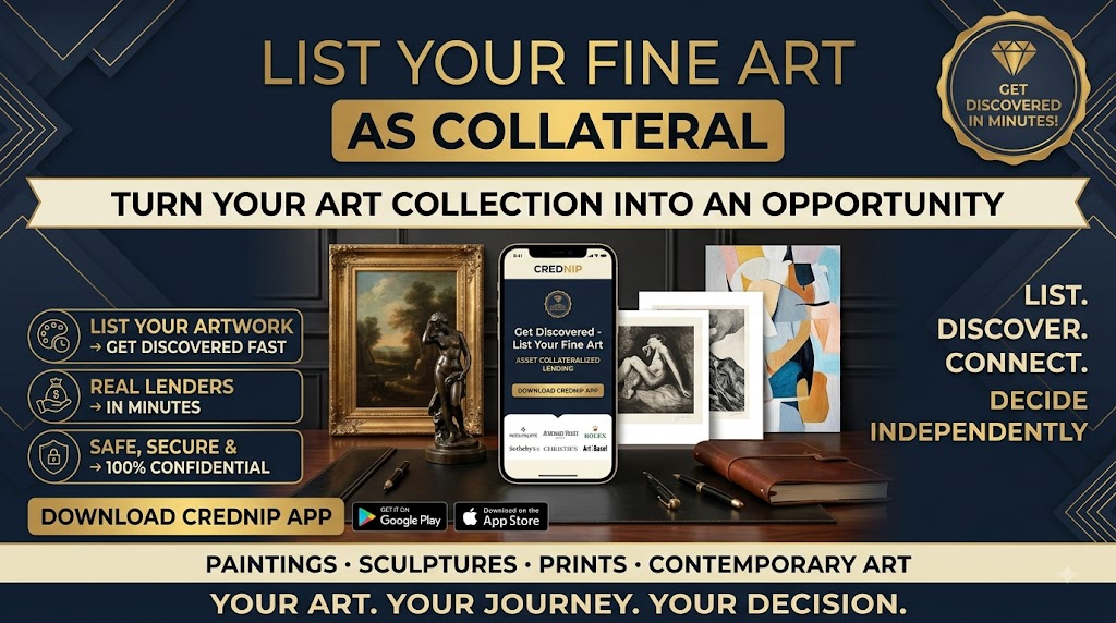 List Fine Art & Paintings as Collateral