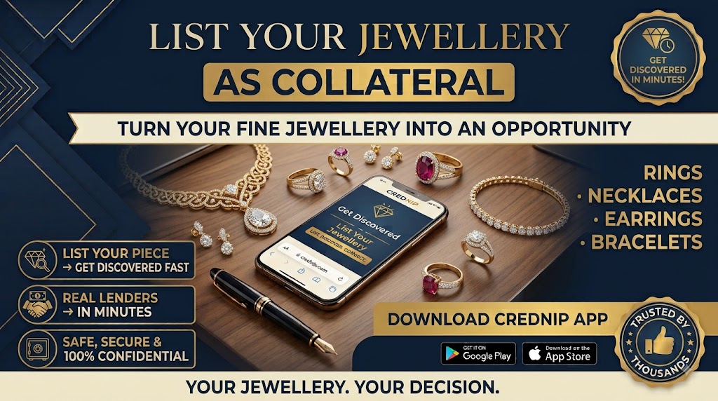 List Fine Jewelry & Ornaments as Collateral