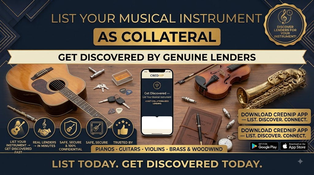 List Musical Instruments as Collateral