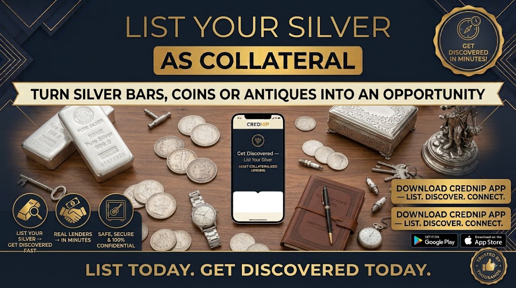 List Silver Coins & Bullion as Collateral